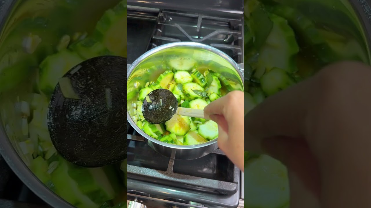 Sri Lankan Watakolu / Ridge gourd/ Turai / peerkangai recipe - vegan