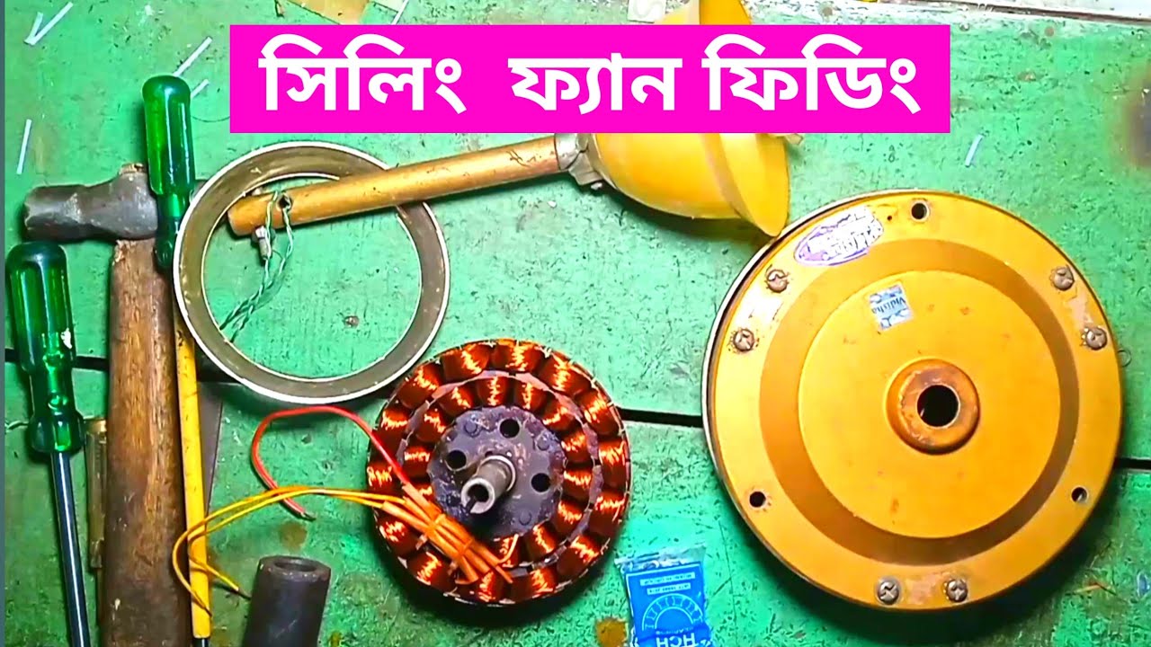 খুব সহজেই বাড়িতে বসে সিলিং ফ্যান ফিডিং করুন।