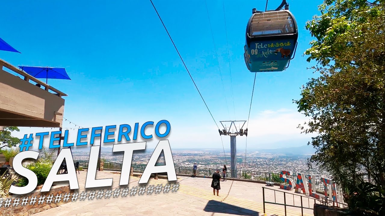 SUBIDA COMPLETA EN TELEFERICO AL CERRO SAN BERNARDO I SALTA I ARGENTINA I 4K  Tour VLOG