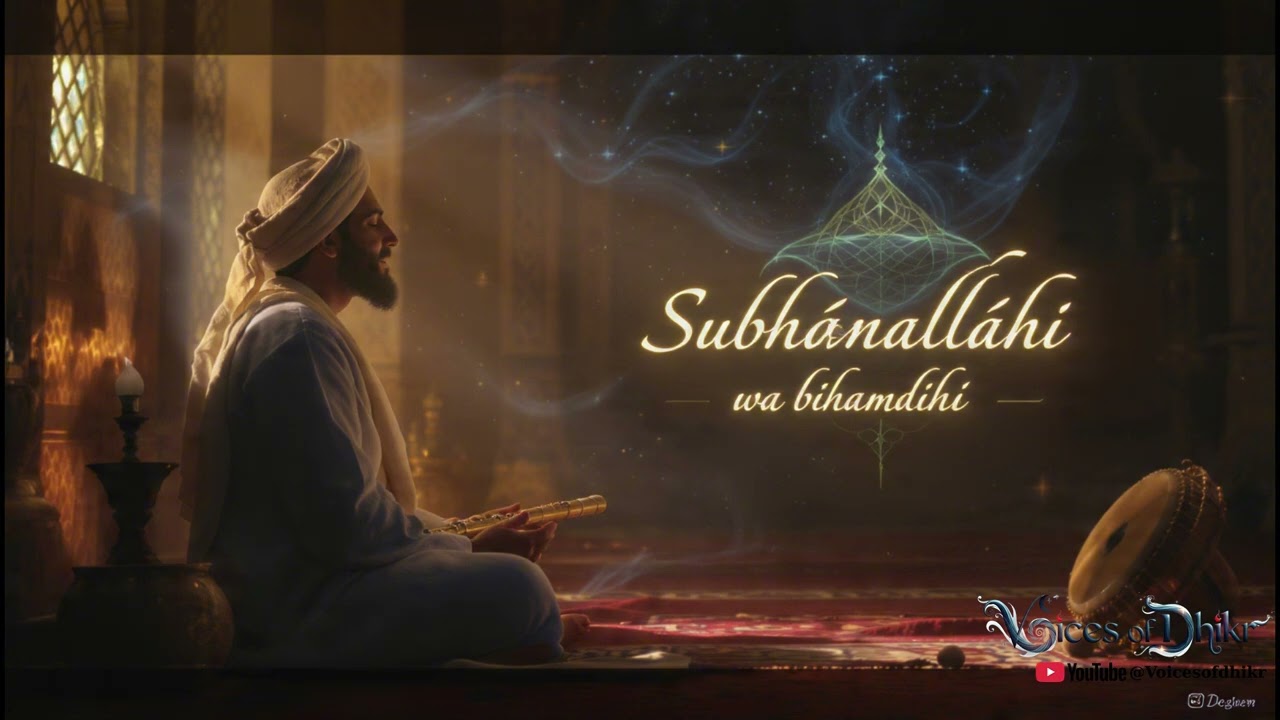 Subhānallāhi wa bihamdihī | ASMR Dhikr • Calming Islamic Chant for Inner Peace#Dhikr#Zikr