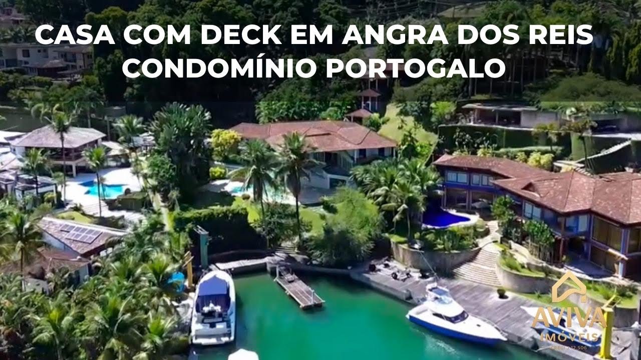 CASA EXCLUSIVA EM ANGRA DOS REIS COM DECK PARA EMBARCARÇÃO
