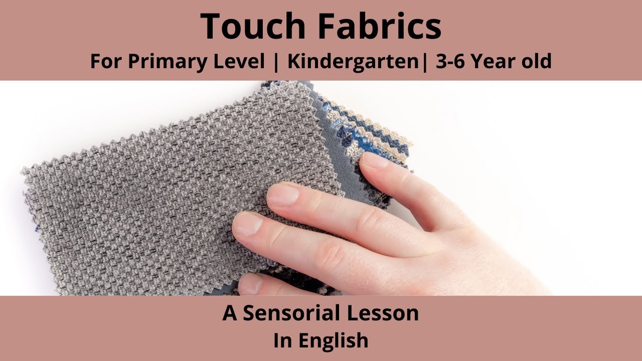 Montessori Touch Fabric Activity - Sensorial Lesson | Primary Level | 3-6 Years Old | Kindergarten