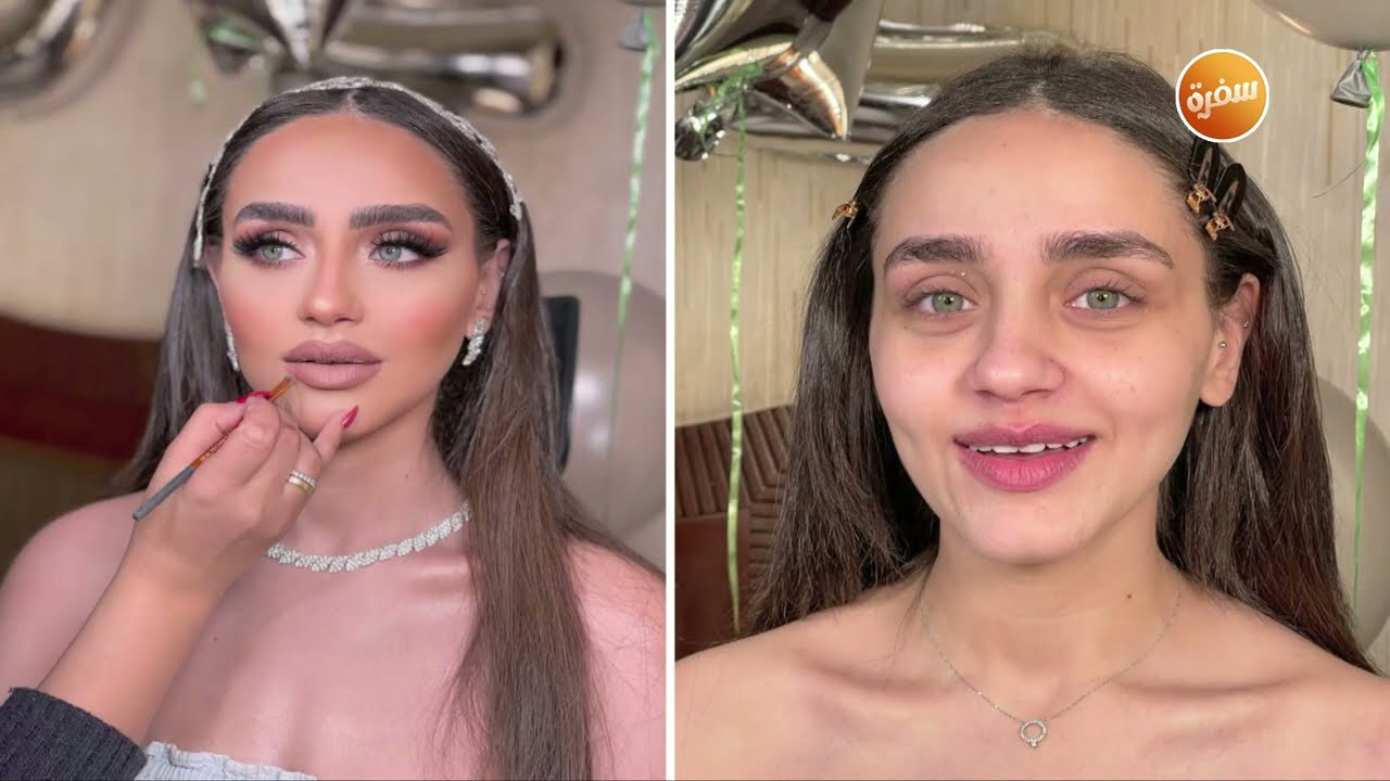 لقاء مع خبيرة المكياج ميرنا مجدي لعمل Drapping make-up technique على الموديل على الهواء  | هي وبس