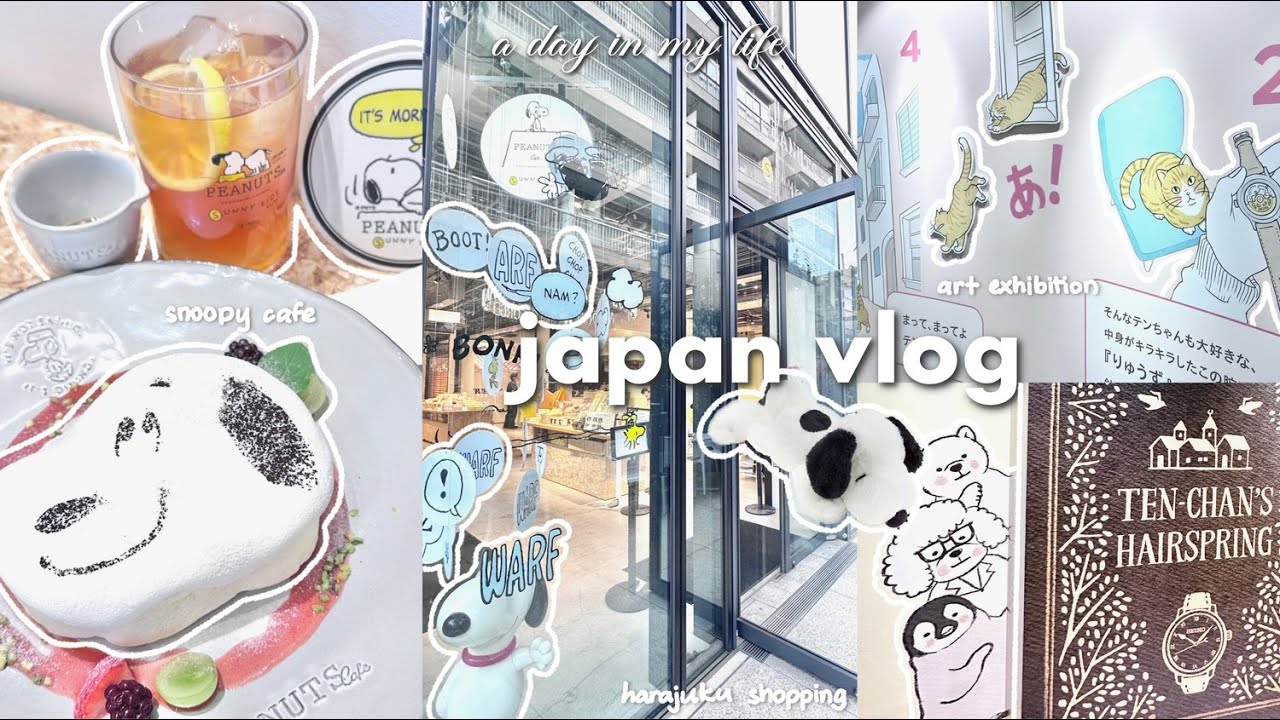 🍥JAPAN diaries🍡🇯🇵 || sanrio shopping, snoopy cafe, daiso japan, art exhibition, fav ramen place