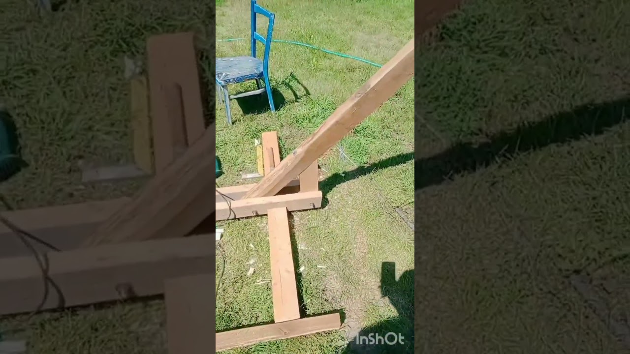 Каркас для гамака своїми руками за декілька год Hangematte gestel Holzgestell Hartholz stabil relax