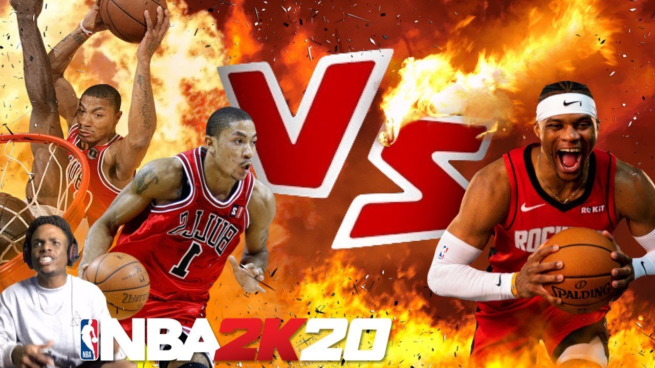 NBA 2K20 DERRICK ROSE VS RUSSELL WESTBROOK!! INSANE DUNKS