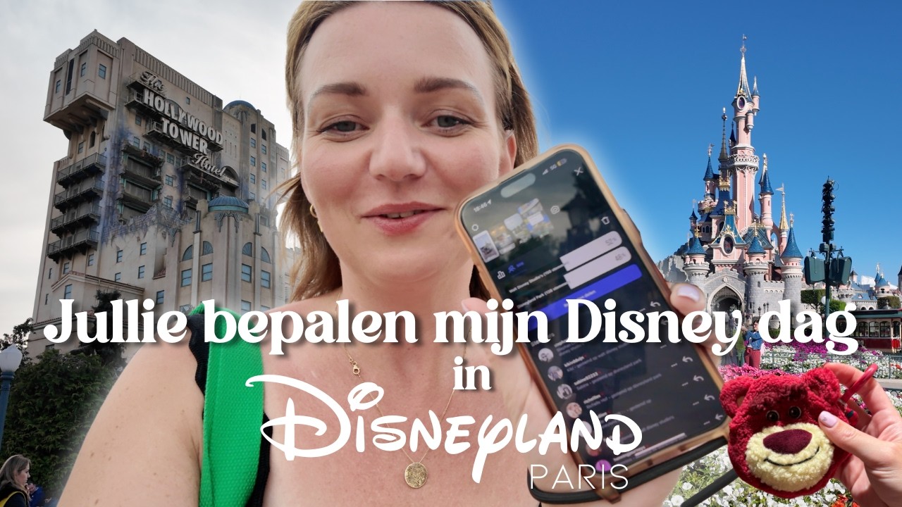 DISNEYLAND PARIS VLOG AUGUSTUS 2025 | JULLIE BEPALEN MIJN DISNEY DAG! 🥰