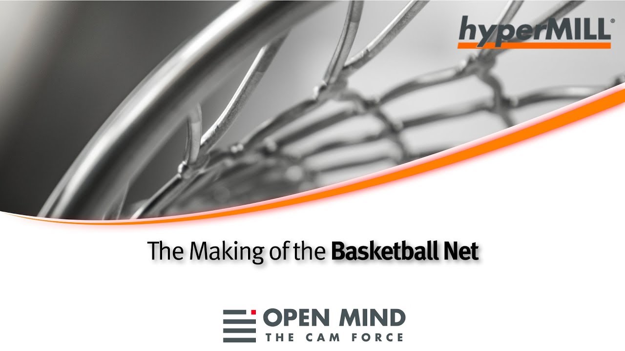 5 Axis Machining: Basketball Net  |GROB | OSG |CAM-Software|