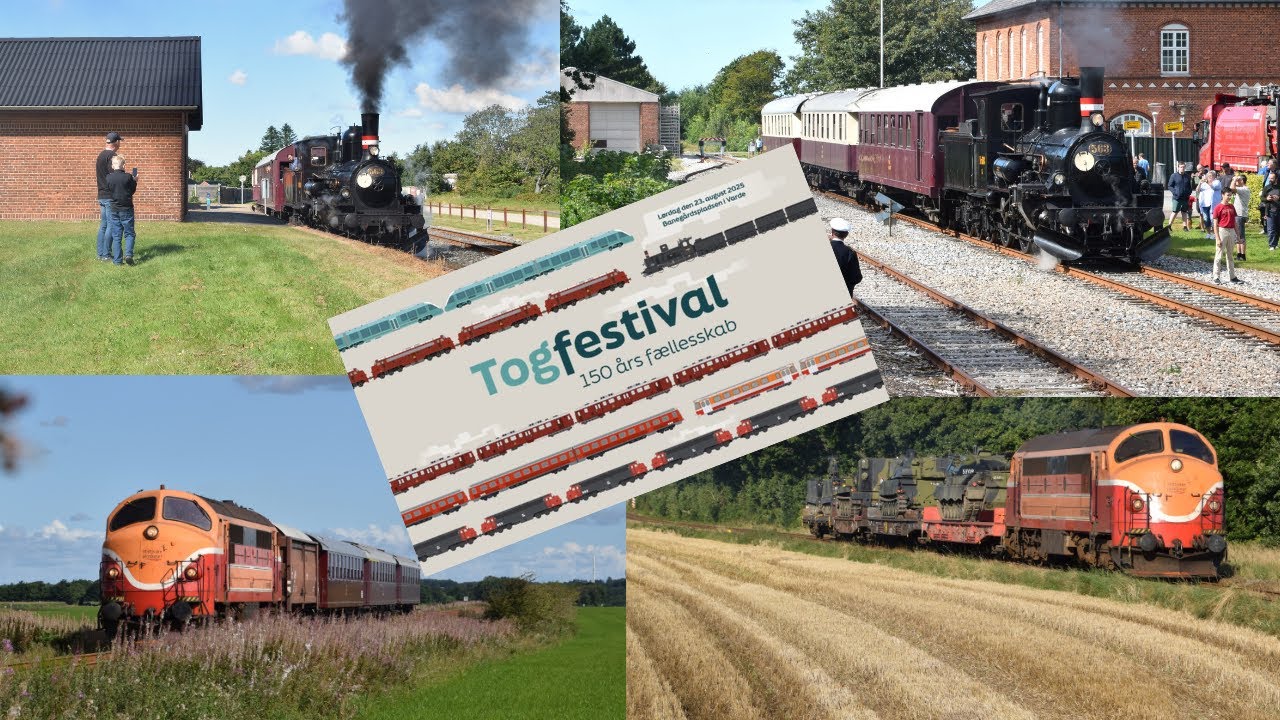 Togfestival i Varde 23/8 2025