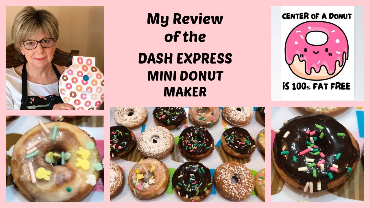 Приготовьте вместе со мной несколько мини-пончиков в DASH MINI DONUT EXPRESS и посмотрите, что мы...