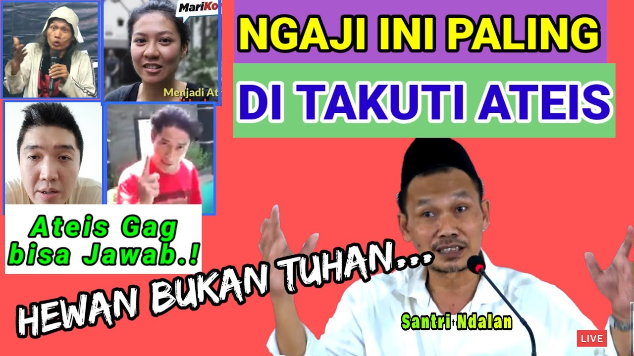 Gus Baha.__ Ngaji ini sangat di takuti kaum Ateis sampai tak bisa menjawab pertanyaan dari Gus Baha