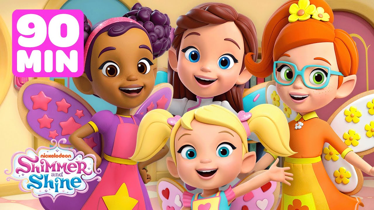 Butterbean Celebrates Friendship! w/ Cricket, Dazzle & Poppy | 90 Minutes | Shimmer and Shine