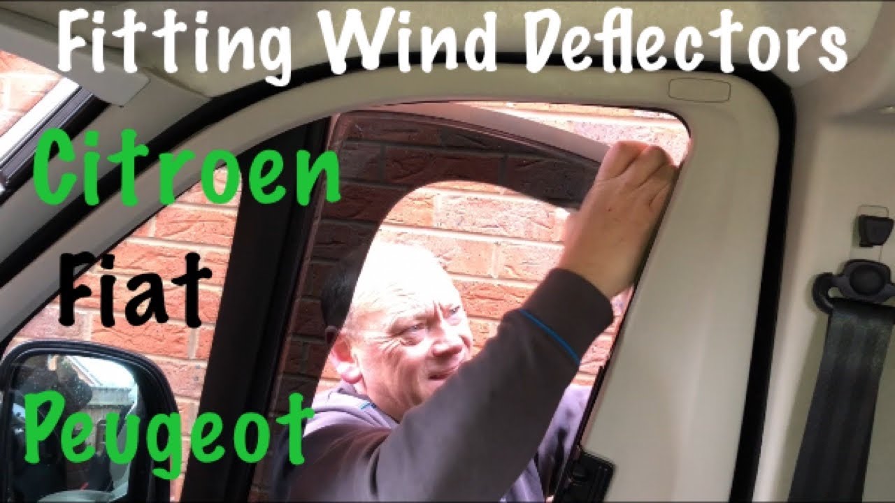 Fitting Team Heko Wind Deflectors READ PINNED COMMENT 1st! Fiat Ducato Citroen Relay Peugeot Boxer