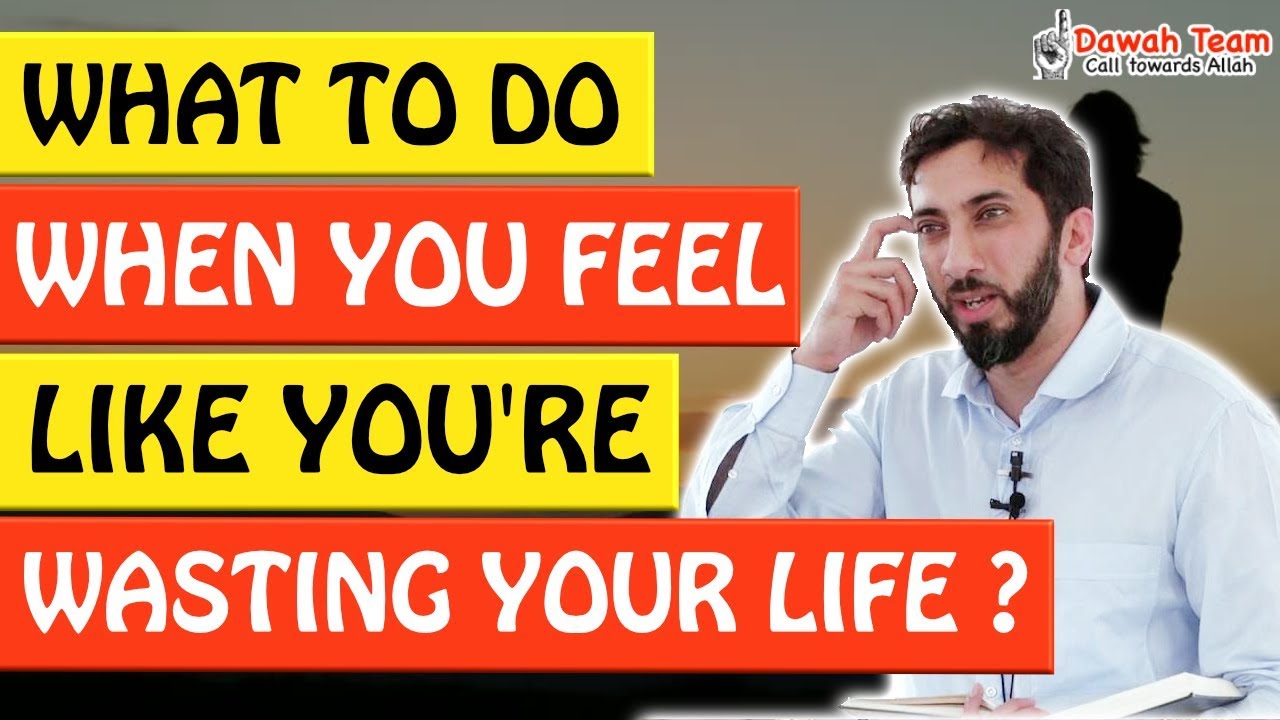 🚨WHAT TO DO WHEN YOU FEEL LIKE YOU'RE WASTING YOUR LIFE ? 🤔