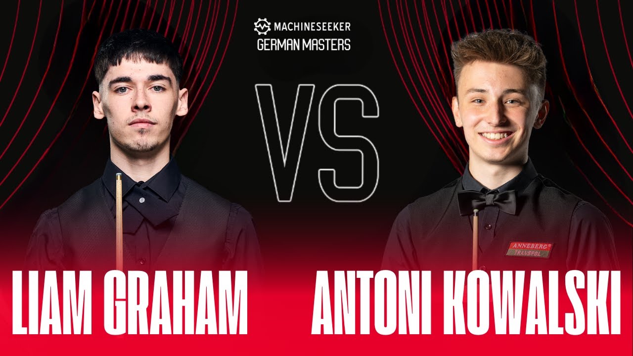 Liam Graham vs Antoni Kowalski Full Match &ndash; Snooker  German Masters 2026 Qualifiers