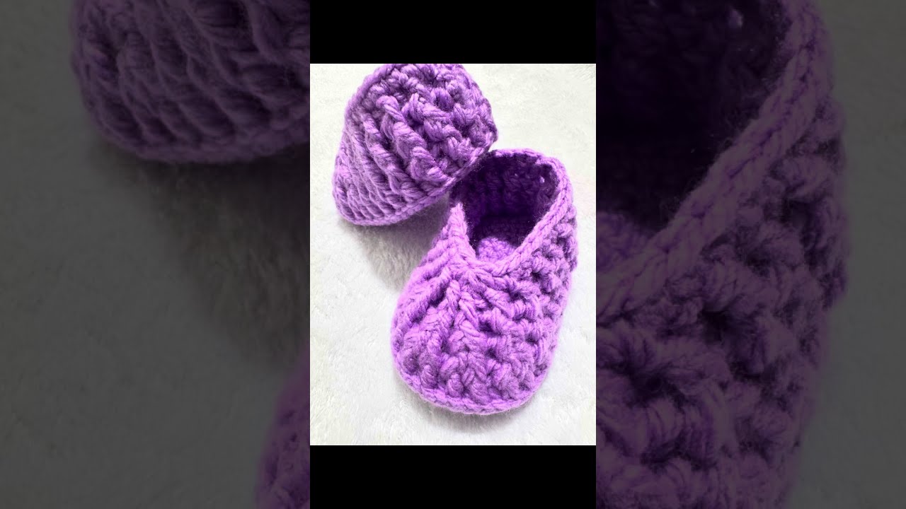 شوذ للبيبى طريقه سهله خطوه بخطوه#فنون وكروشيه#crochet 