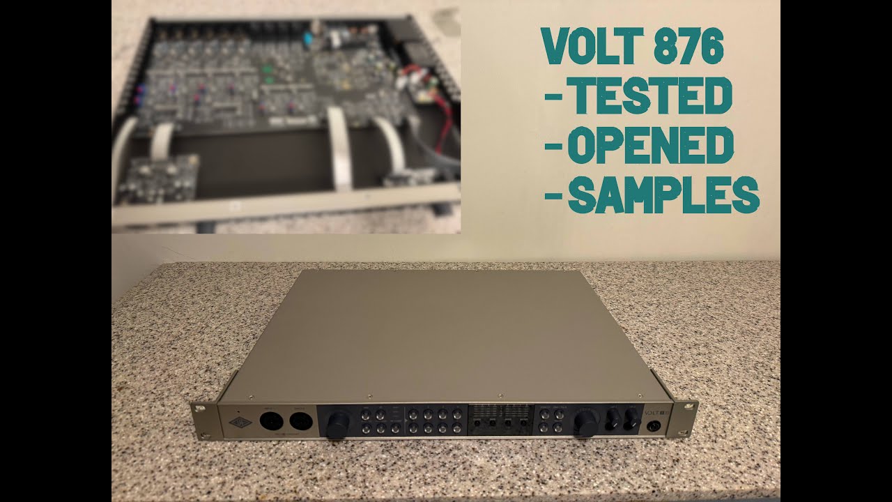 Universal Audio Volt 876 — протестировано, открыто, образцы.