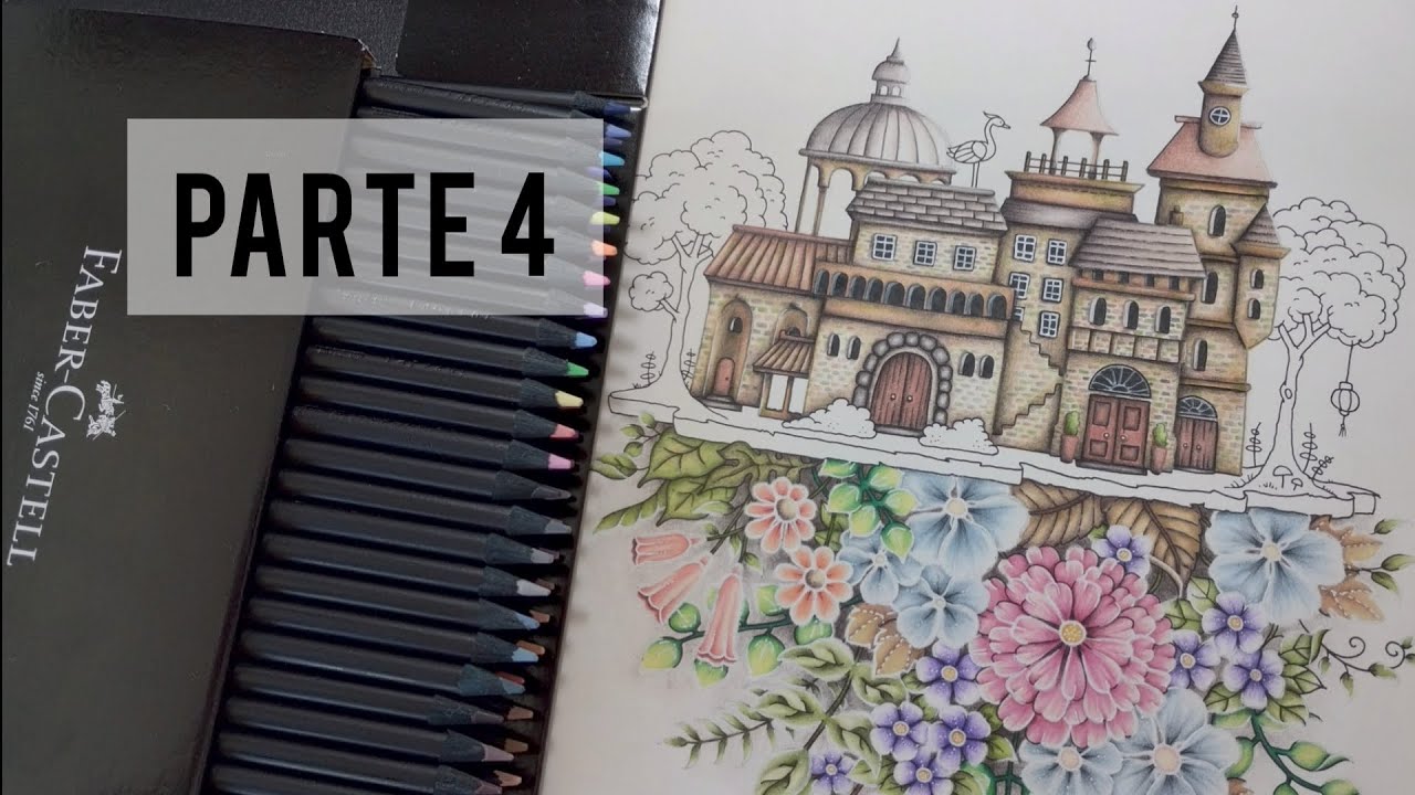 Colorindo Worlds of Wonder Johanna Basford - Parte 4