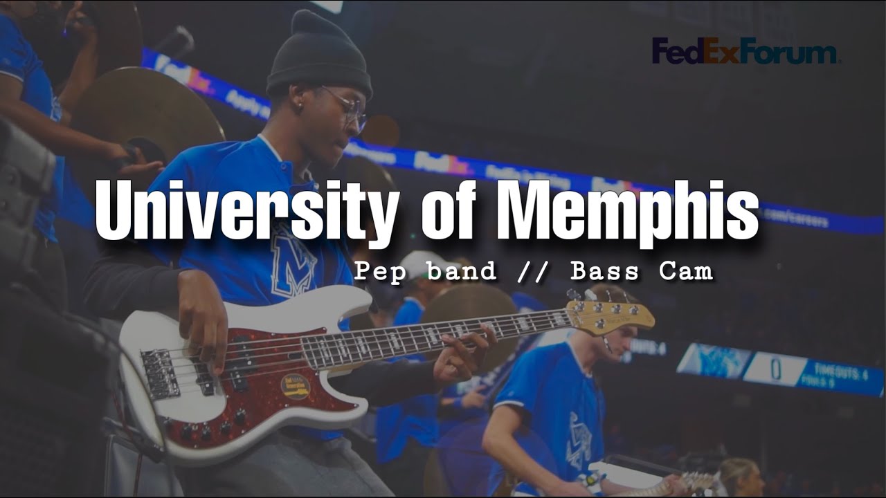 University of Memphis // Pep Band // Bass Cam