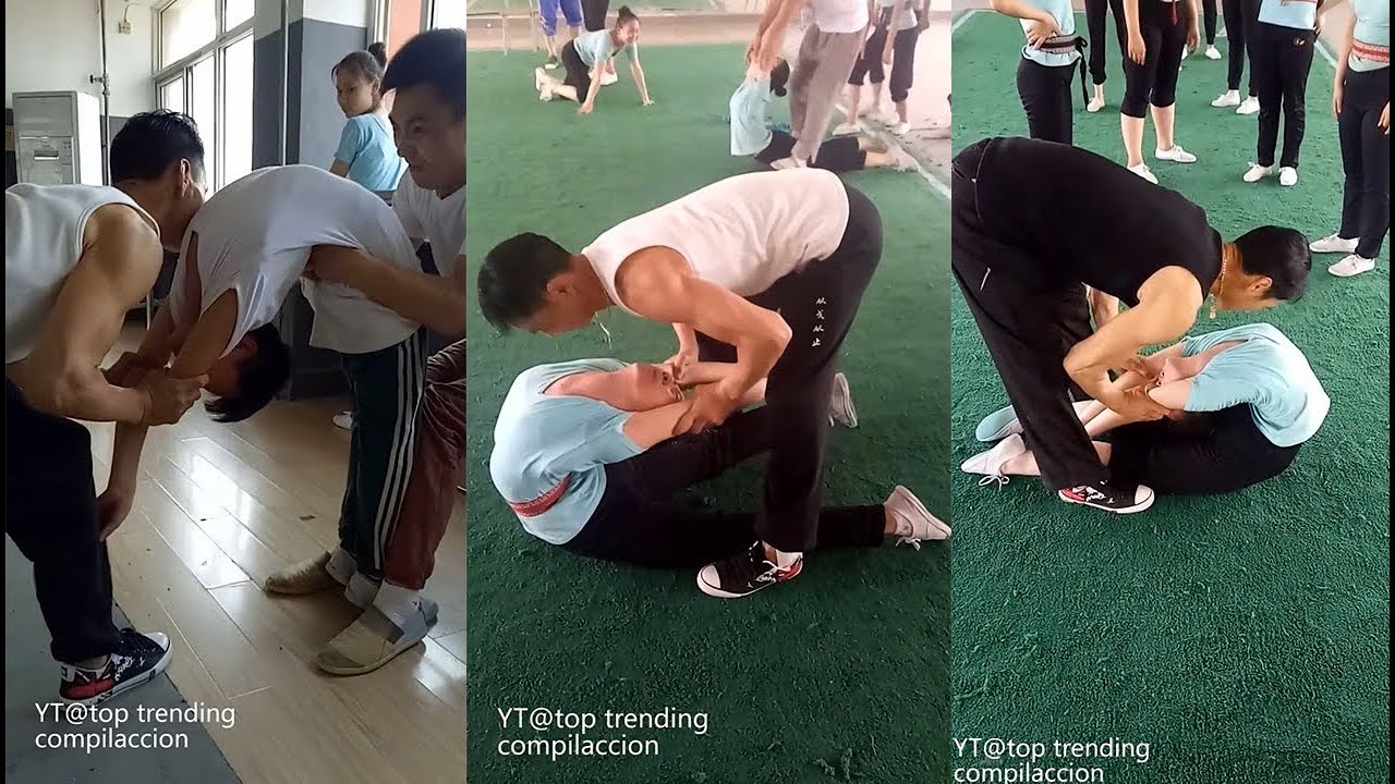 сильно сложить талию до 270 ° 🤸 Интенсивная гимнастическая тренировка гибкости в Китае