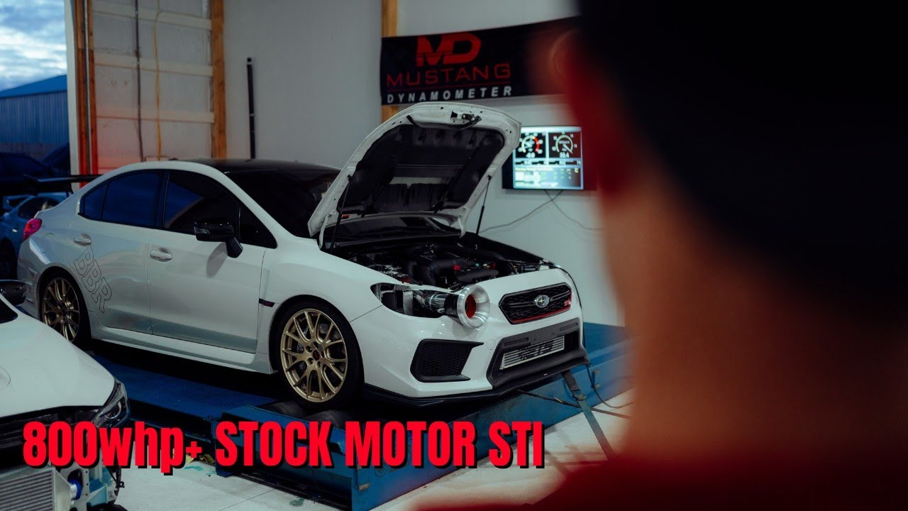 What happened to the STOCK Motor 800whp STI??
