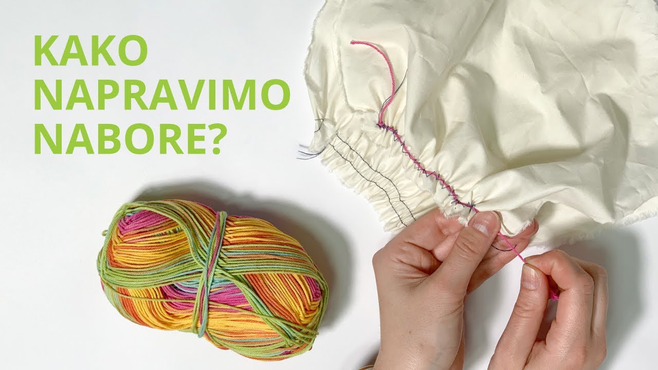 Kako napravimo nabore?