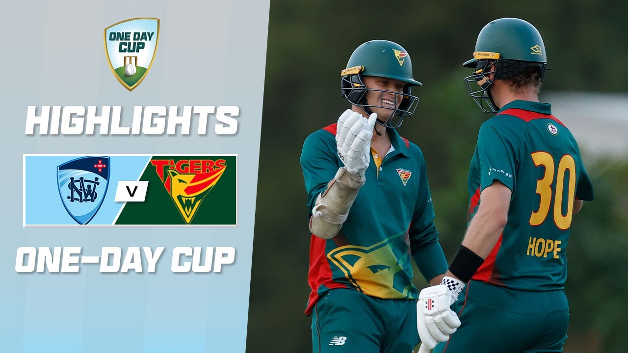 Tigers' ninth wicket pair stun NSW with record stand | One-Day Cup 2025-26