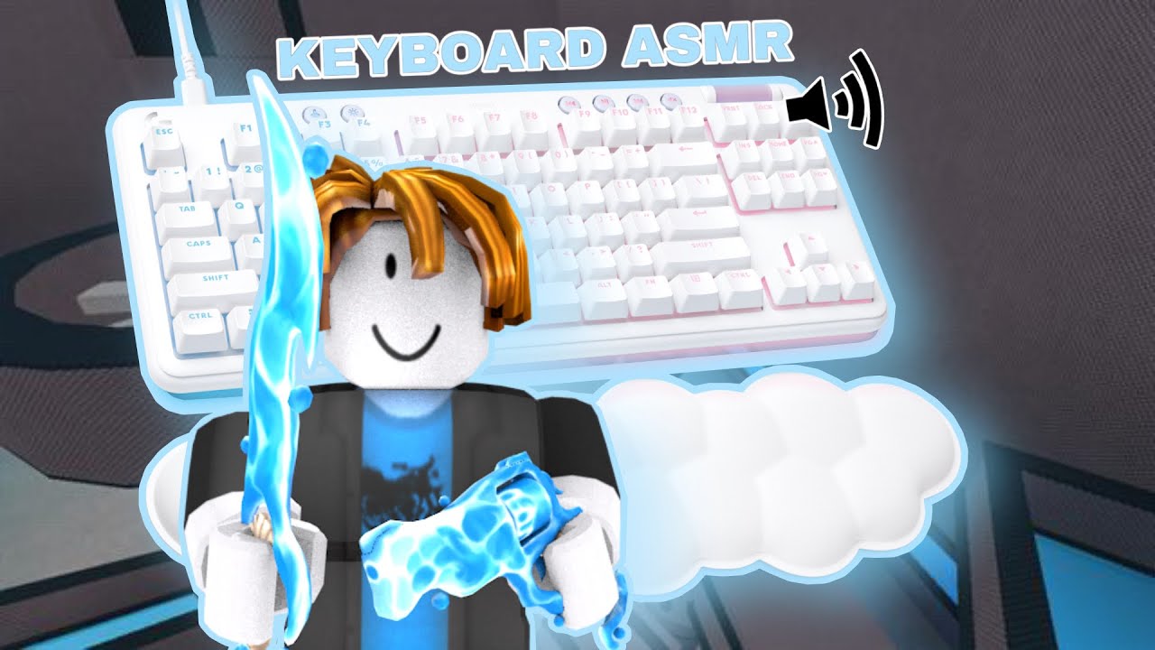 BACON VS 7 TEAMERS IN MM2 + KEYBOARD ASMR (Murder Mystery 2)