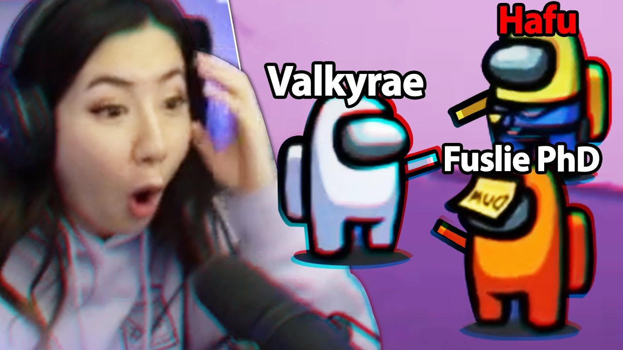 Hafu is the Female Toast in Among Us... ft. Valkyrae, Sykkuno and friends