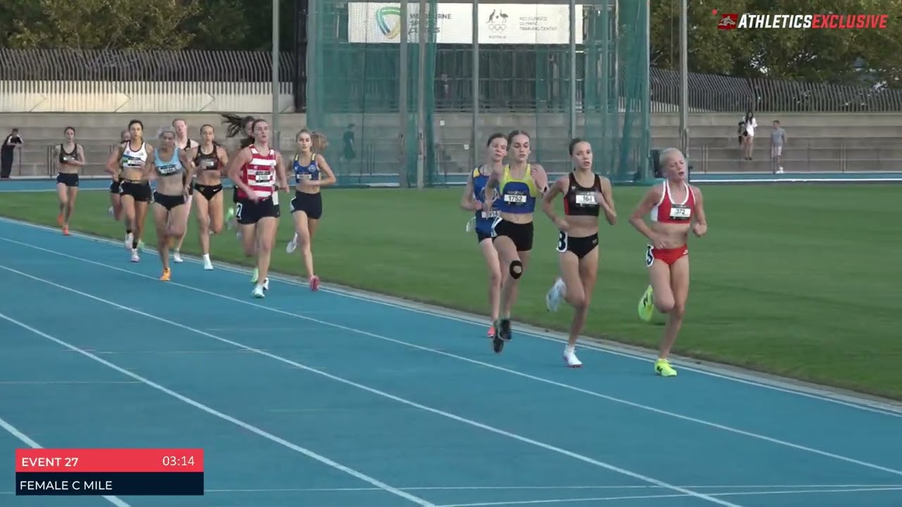 Female C Mile: 2025-26 Victorian Milers Club - Meet 4