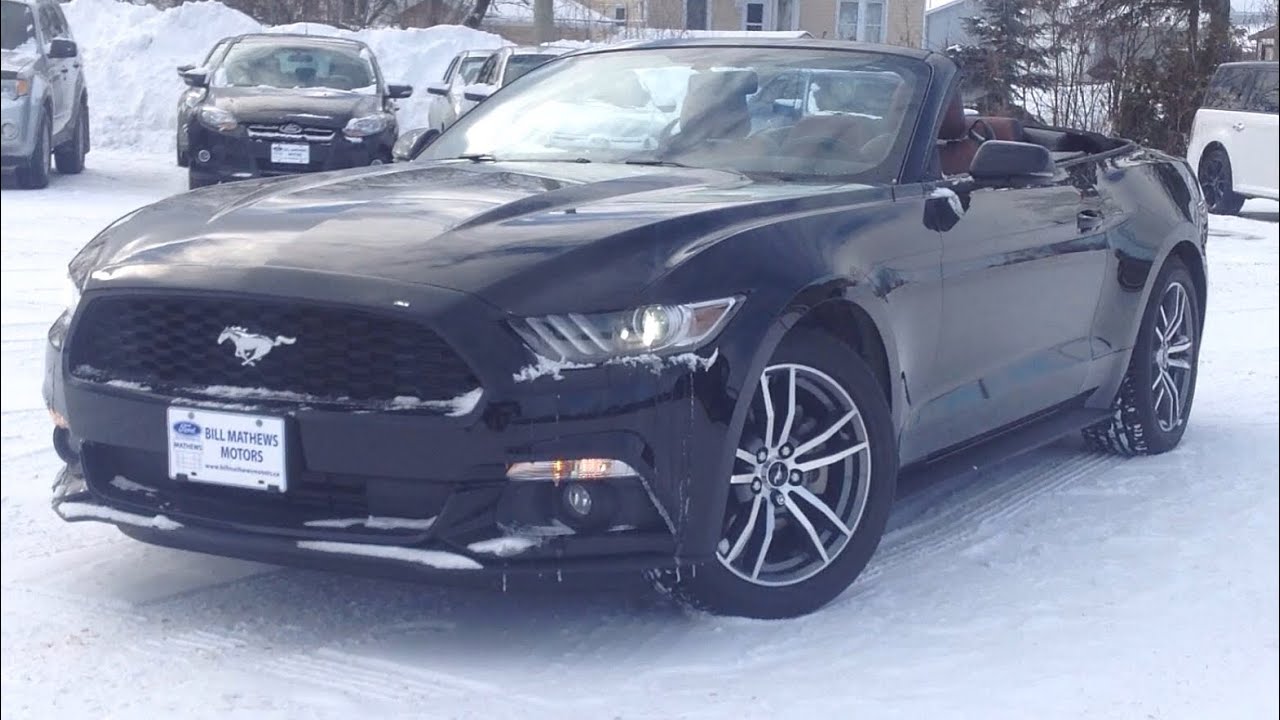 Ford Mustang EcoBoost Premium Convertible 2015 года: запуск, внешний вид, тест-драйв и полный обзор
