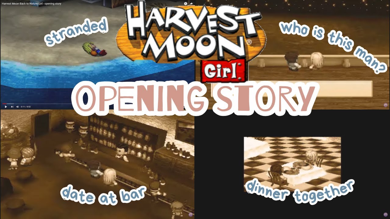 Harvest Moon Back to Nature Girl - opening story