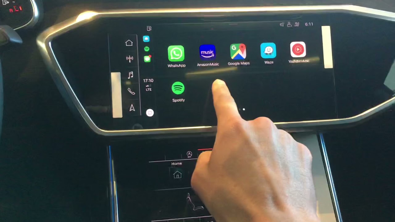 AUDI MMI MAP SYSTEM AND CARPLAY