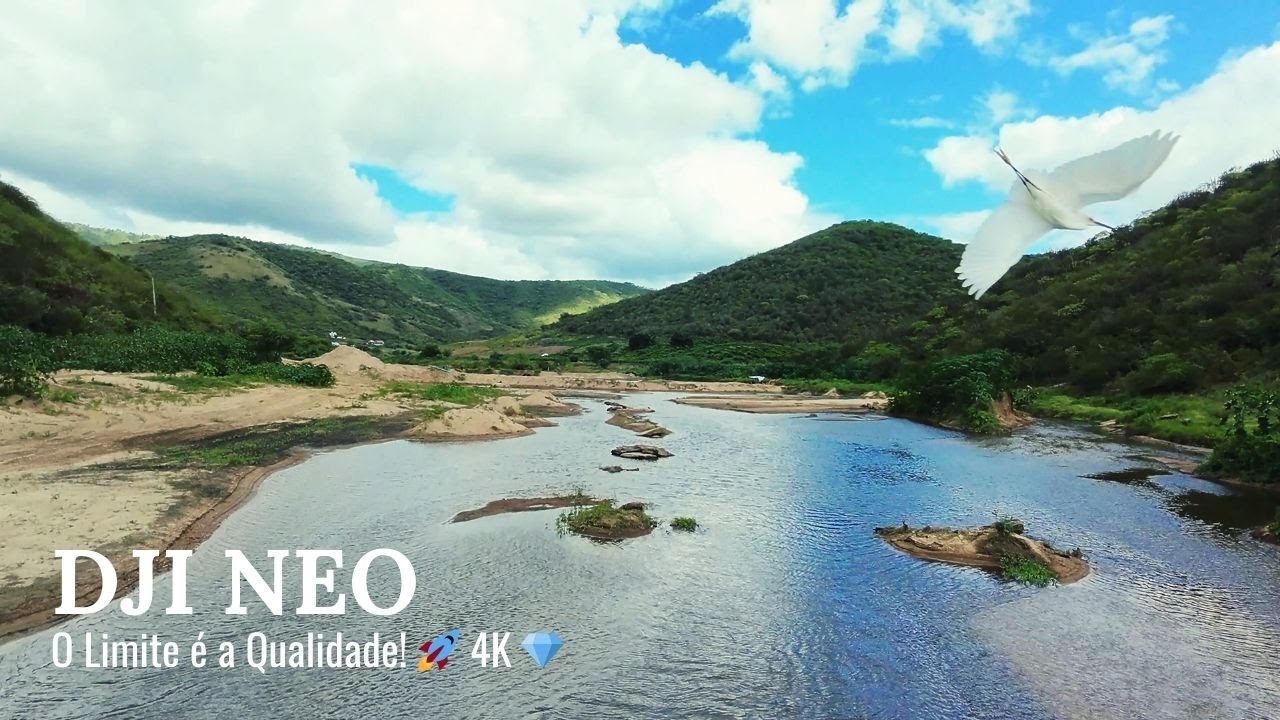 🚀 DJI Neo voando sobre a água – Será que pode?  🌊🚀