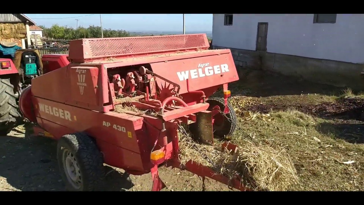 Čišćenje i podmazivanje prese WELGER AP 430