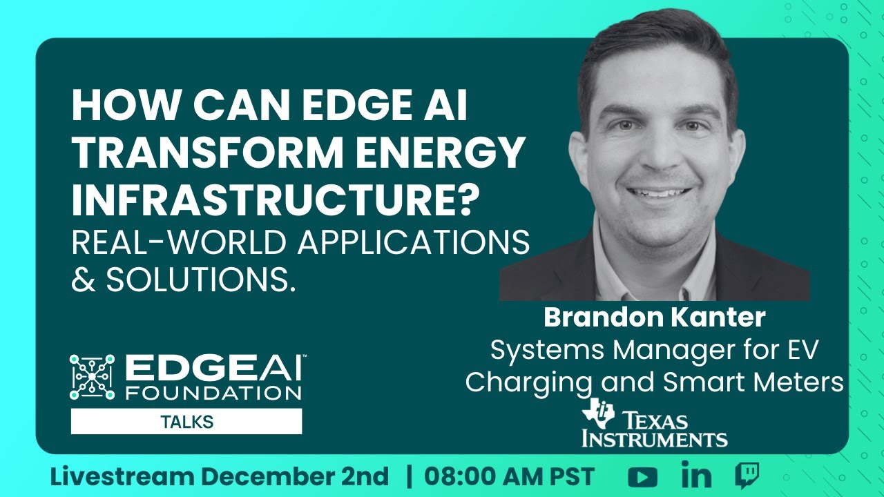 EDGE AI Talks: How Can Edge AI Transform Energy Infrastructure?