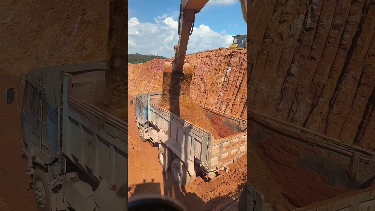 🎧 Real Work Sound | Excavator Loading Truck | 실제 작업 사운드