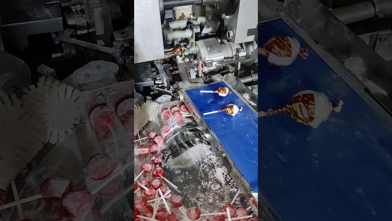 BALL LOLLIPOP PACKING MACHINE. 25 GRAM