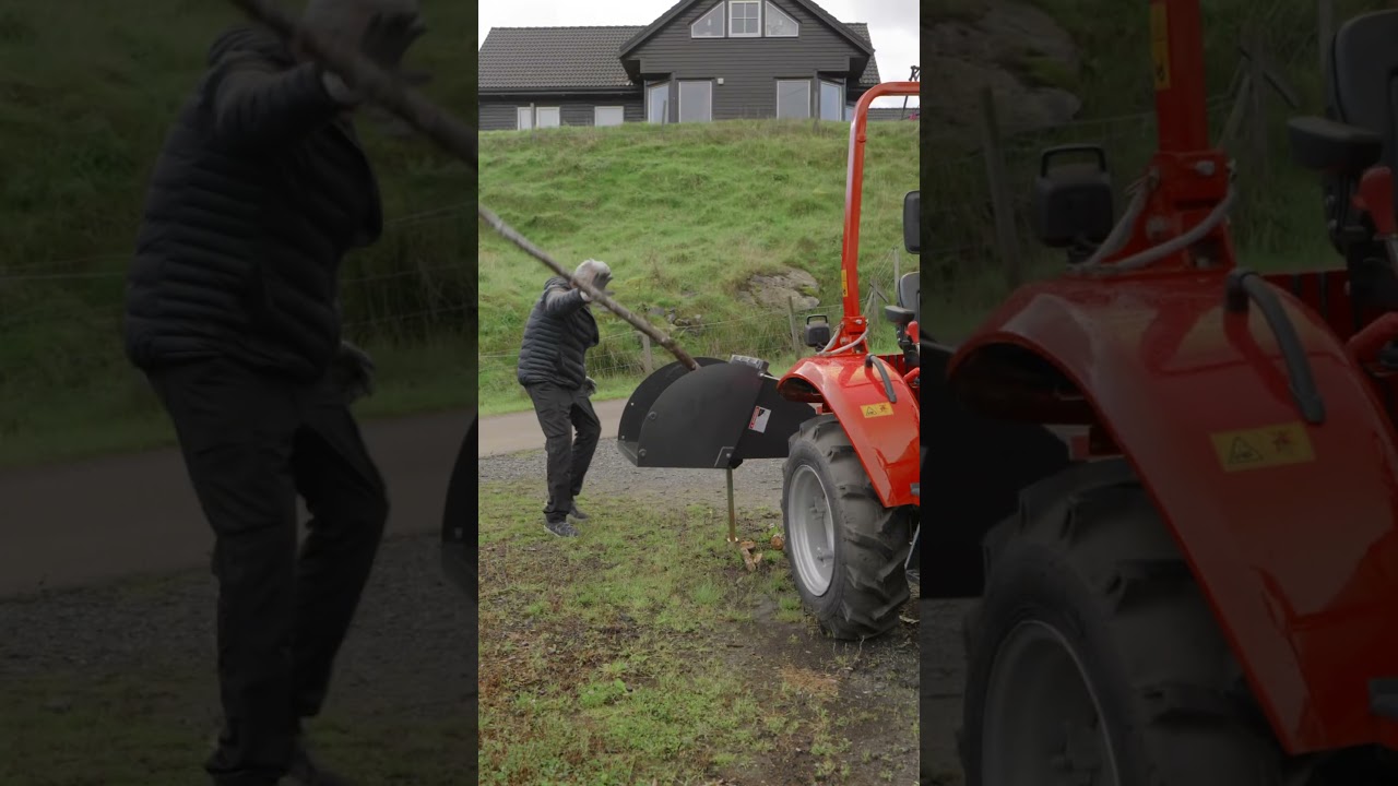 TR75 REEL - Vedkutter  #agriculture #wood