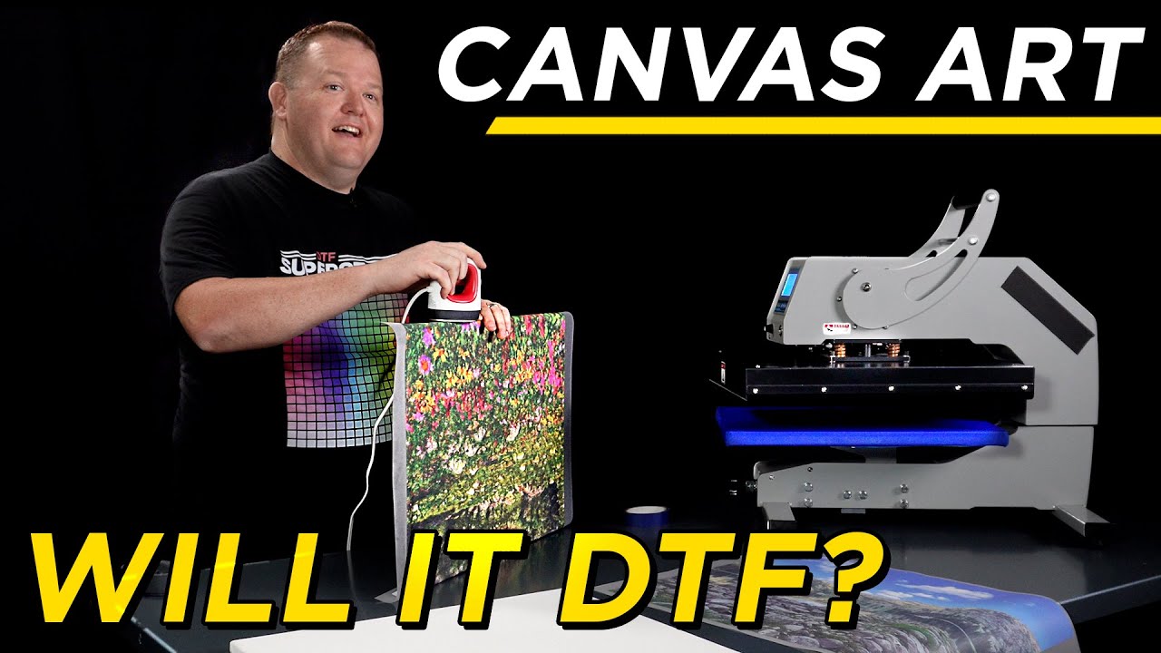 We Tested 2 Methods for DTF Printing on Canvas | Tutorial/workflow included