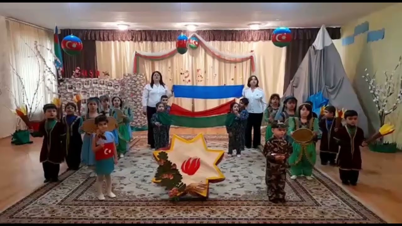 Xətai Rayonu 255 saylı bağçasında 28 May Müstəgillik Günü. (2022)