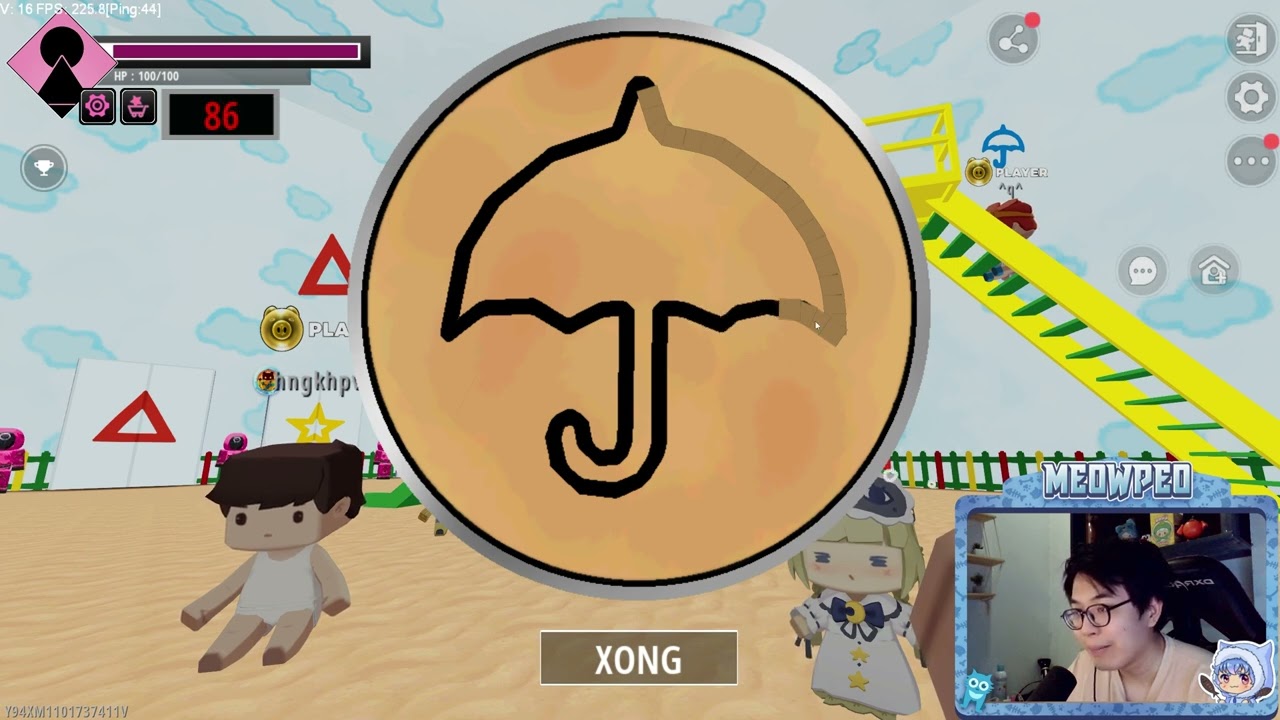 THỬ THÁCH SQUID GAME ĐỈNH NHẤT TRONG MINI WORLD | MEOWPEO