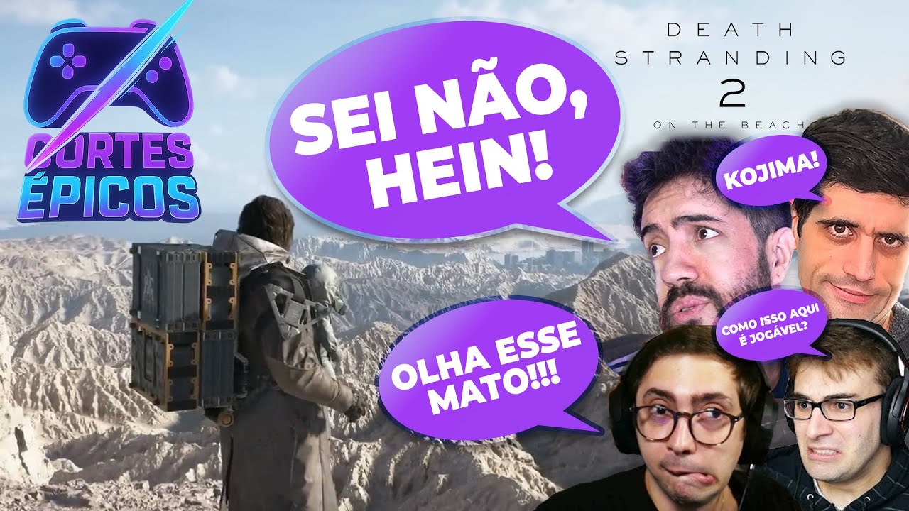 Streamers reagem ao início de Death Stranding 2