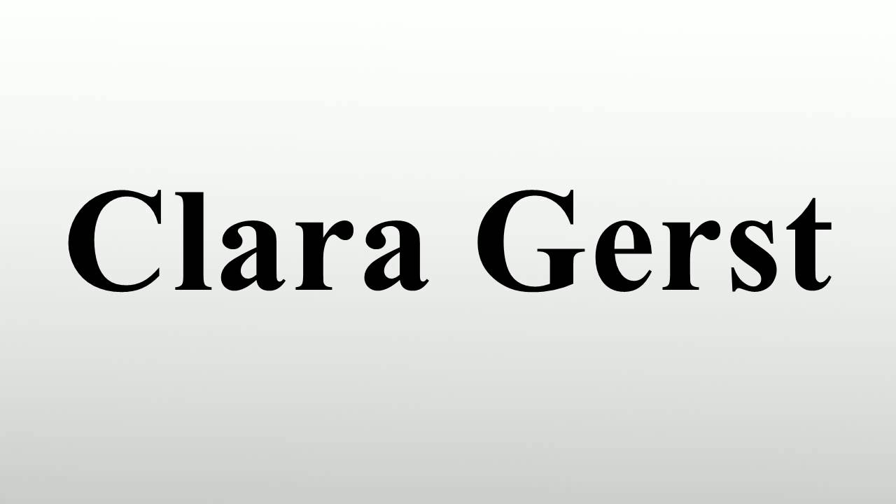 Clara Gerst