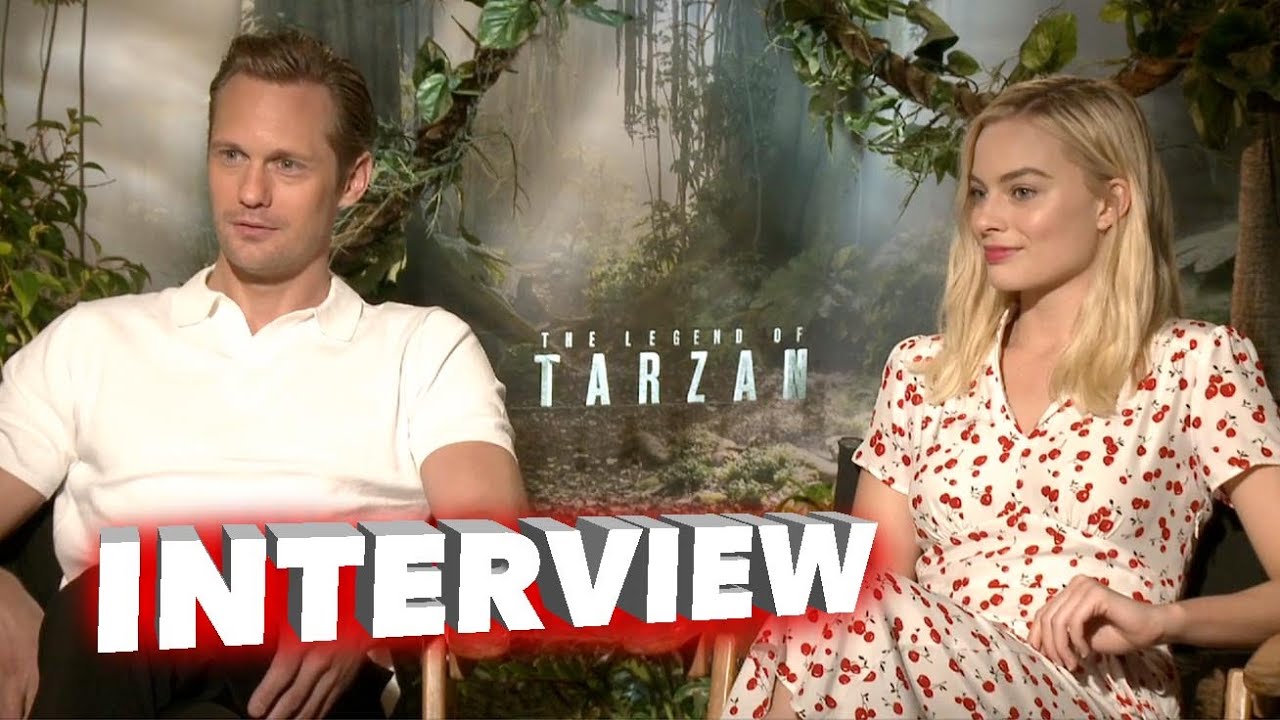 The Legend of Tarzan: Alexander Skarsgard & Margot Robbie Exclusive Interview | ScreenSlam