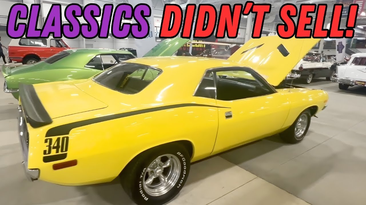 Classic Cars for Sale that DIDN'T SELL at MECUM Auction! Classic Car Prices and Muscle Cars for Sale