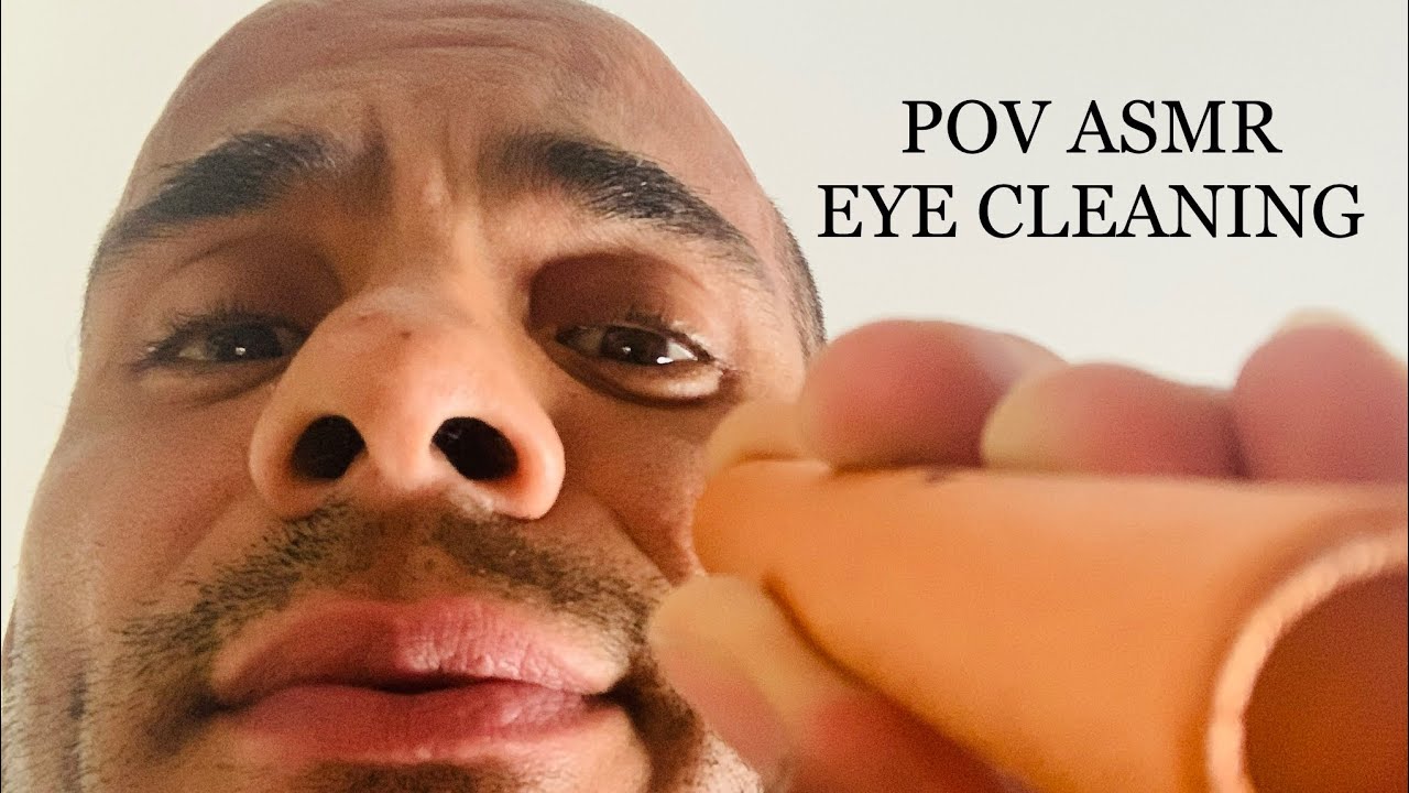POV ASMR КЛИНИКА ЧИСТКИ ГЛАЗ