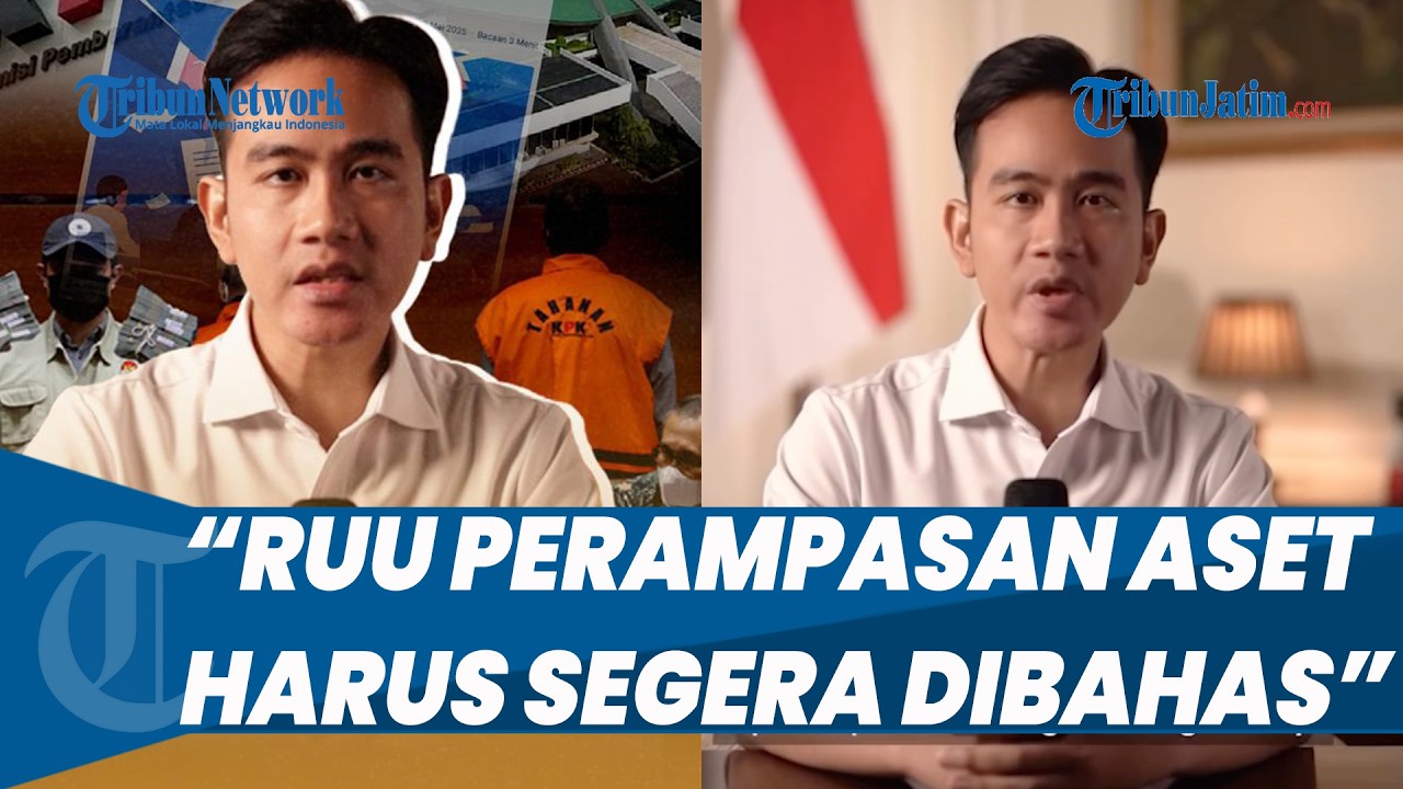 Wapres Gibran Desak RUU Perampasan Aset agar Segera Dibahas: Koruptor Harus Dimiskinkan