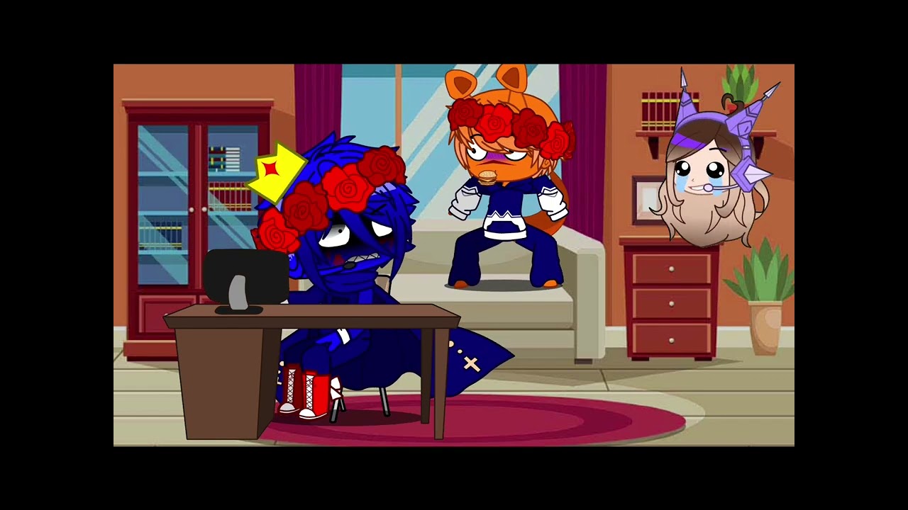 STOP! GET OFF THE COUCH! Meme. | Rainbow Friends Feat. Samantha and Logan. | My AU. | Desc.