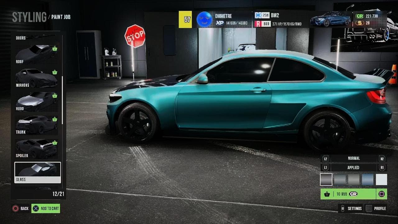 CarX Street C6 M2 Build With Active Suspension tuning in The Hills